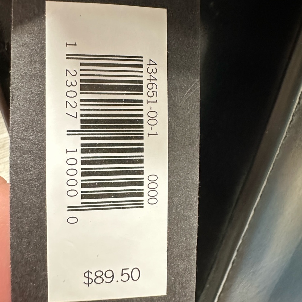 Banana Republic Black Clutch Silver Chain &Buckle Purse Handbag NWT old stock - Picture 7 of 9